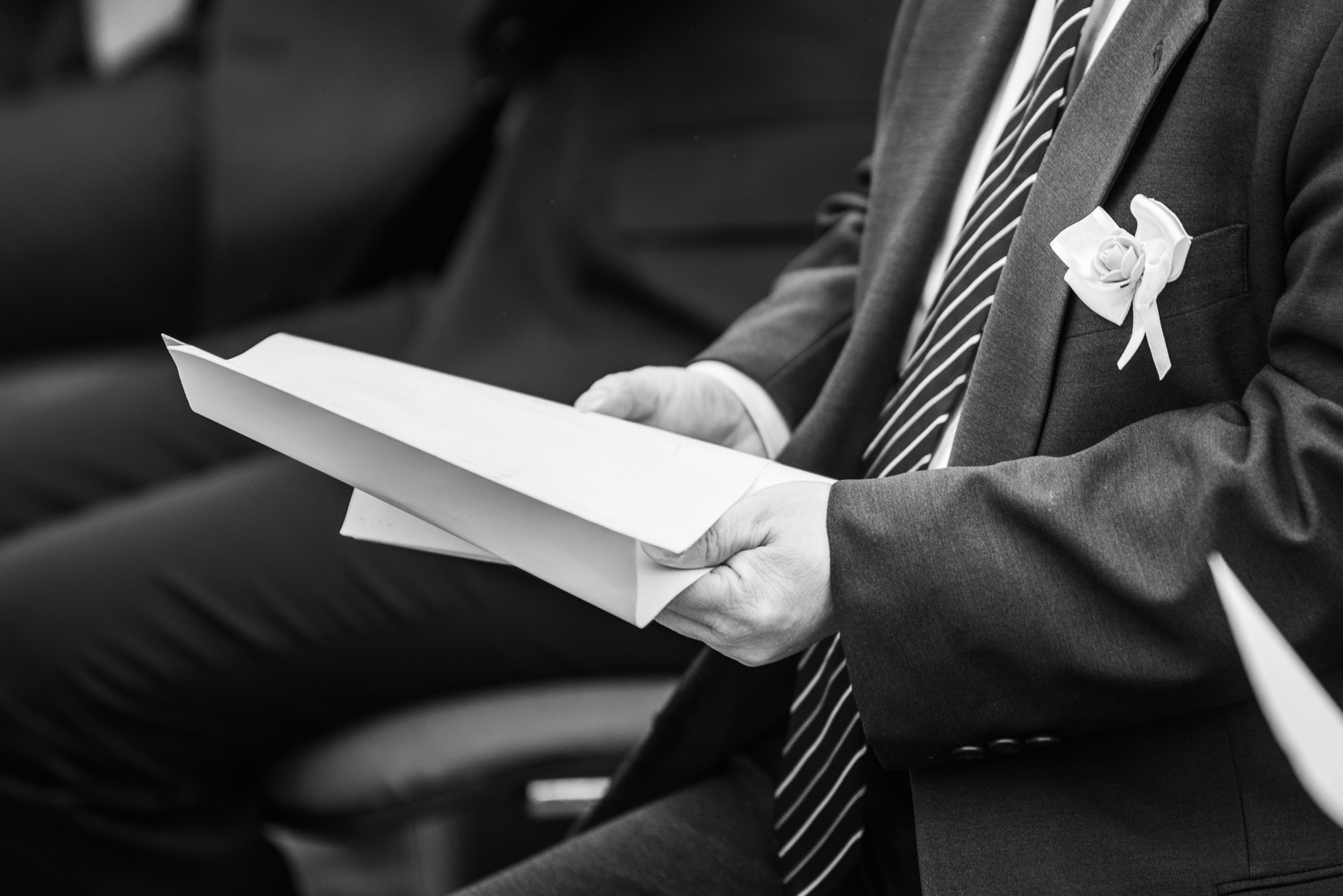 Business people sitting on conference